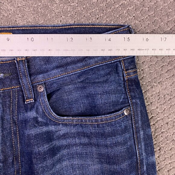 J. CREW 770 Kaihara Japanese Denim Jeans Men's 30 x 32 Fit 30 x 31.5 Blue Cotton - Picture 10 of 14